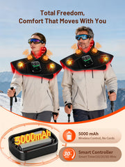 ROMISA 5000mAh battery powers sessions without outlets for on-the-go use.