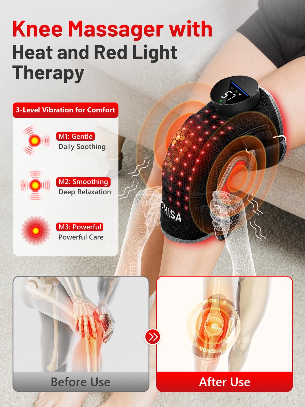 ROMISA cordless remote control enabling session setup without cords.