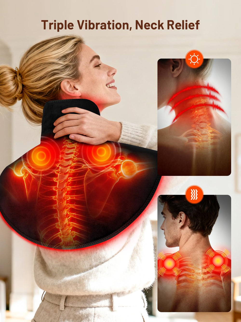 ROMISA ergonomic one-size design fits up to 26 inches.