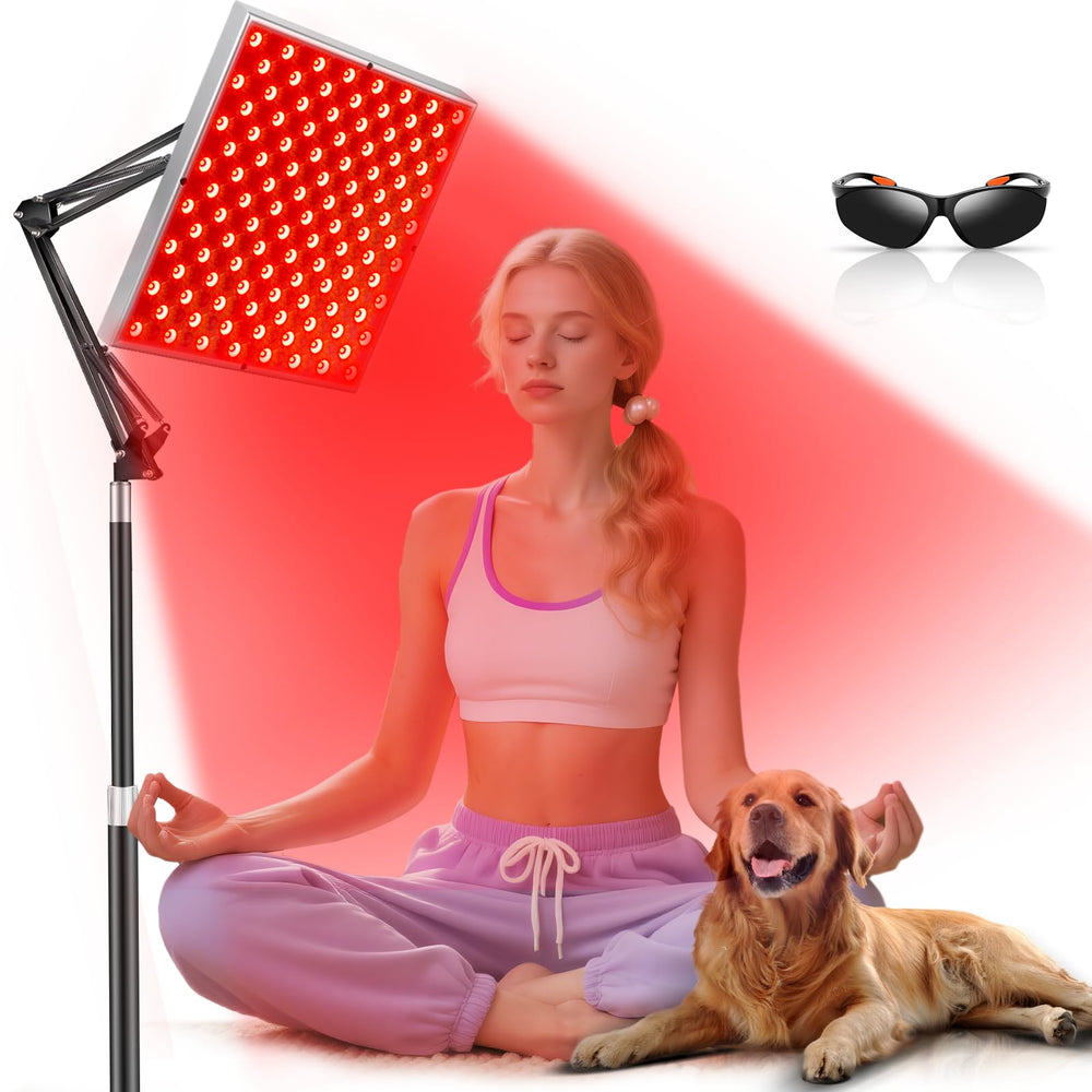 ROMISA red light therapy panel front view showing compact home device