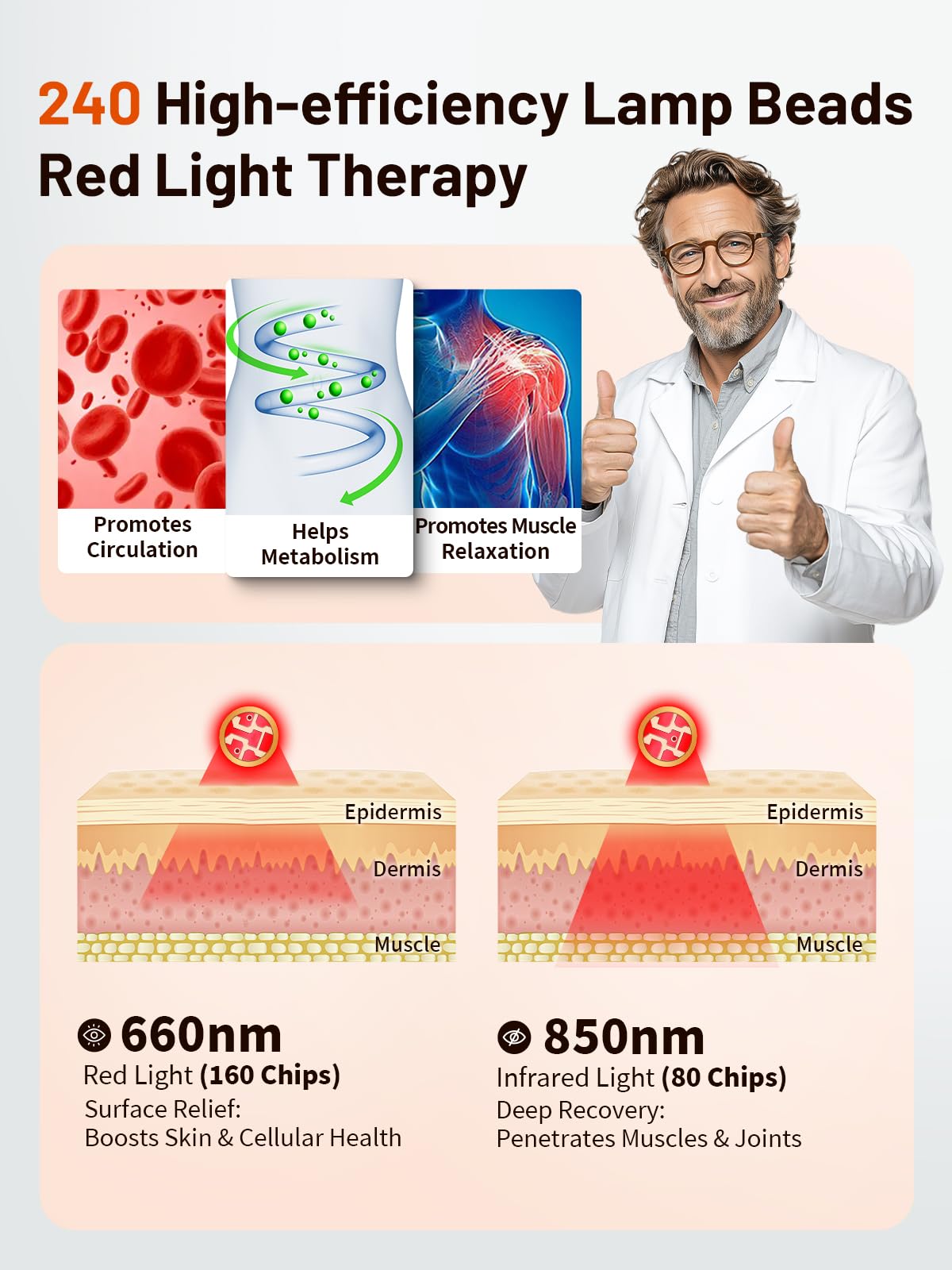 ROMISA belt demonstrates 10Hz pulse mode within five therapy options.