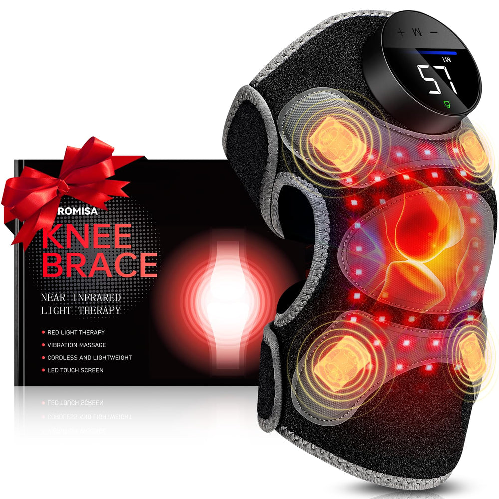 ROMISA Upgraded Pro red light knee brace with guarantee and 24/7 support