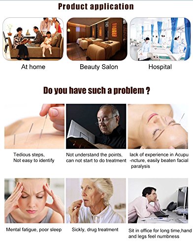 Romonacr laser moxibustion feature closeup, soothing stimulation at acupoint zones.