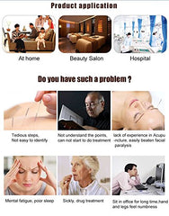 Romonacr laser moxibustion feature closeup, soothing stimulation at acupoint zones.