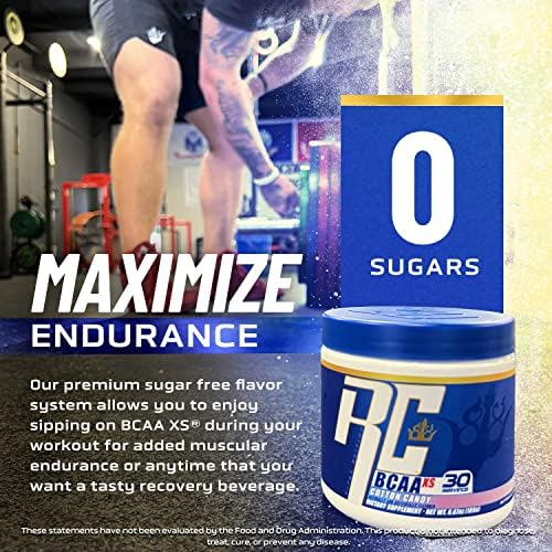 Ronnie Coleman BCAA XS scoop beside shaker bottle after training