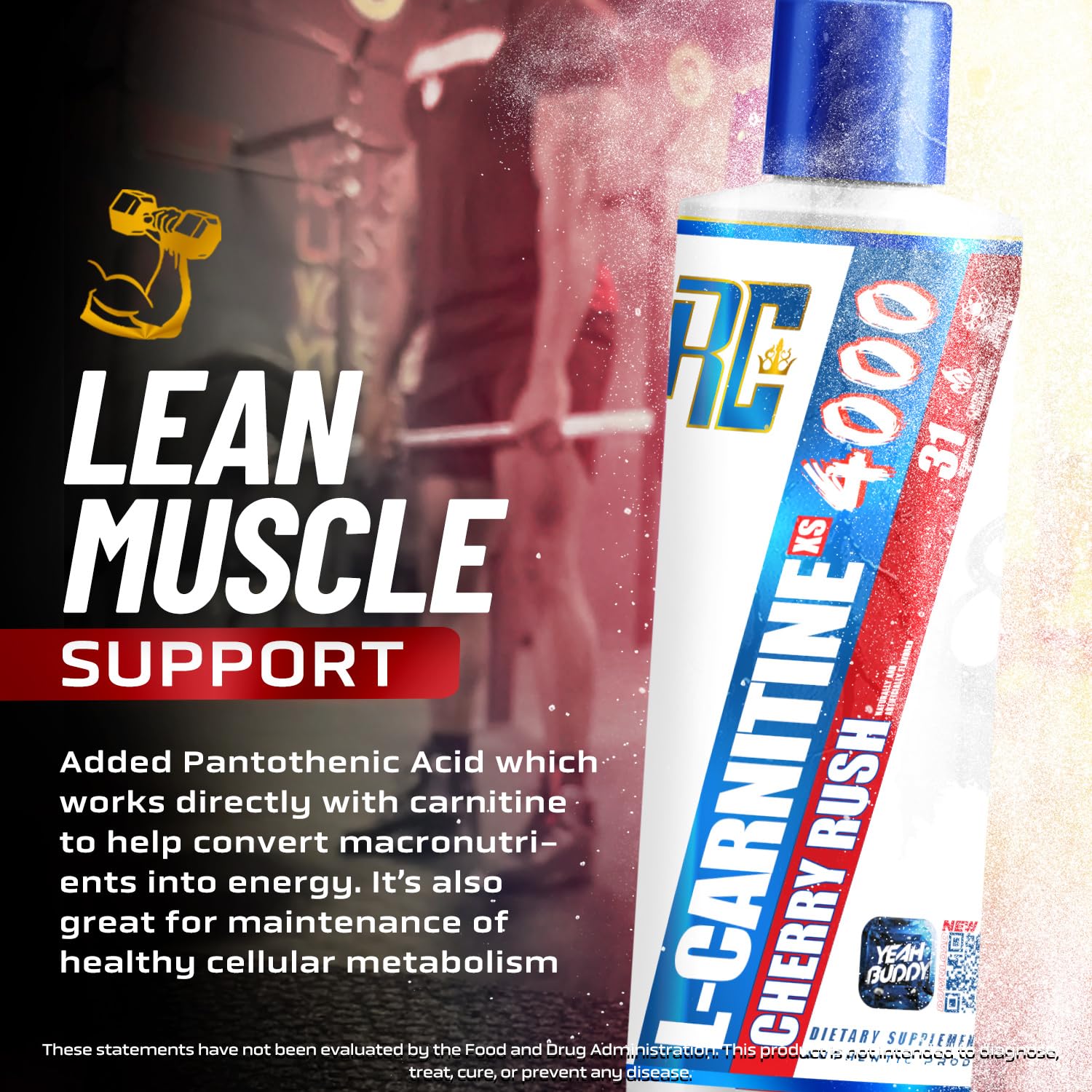 Ronnie Coleman Berry Blast flavor signals refreshing taste in a sugar-free formula.