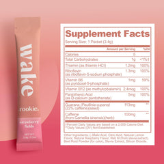 Rookie Wellness Wake coffee replacement for energizing mornings with steadier focus.