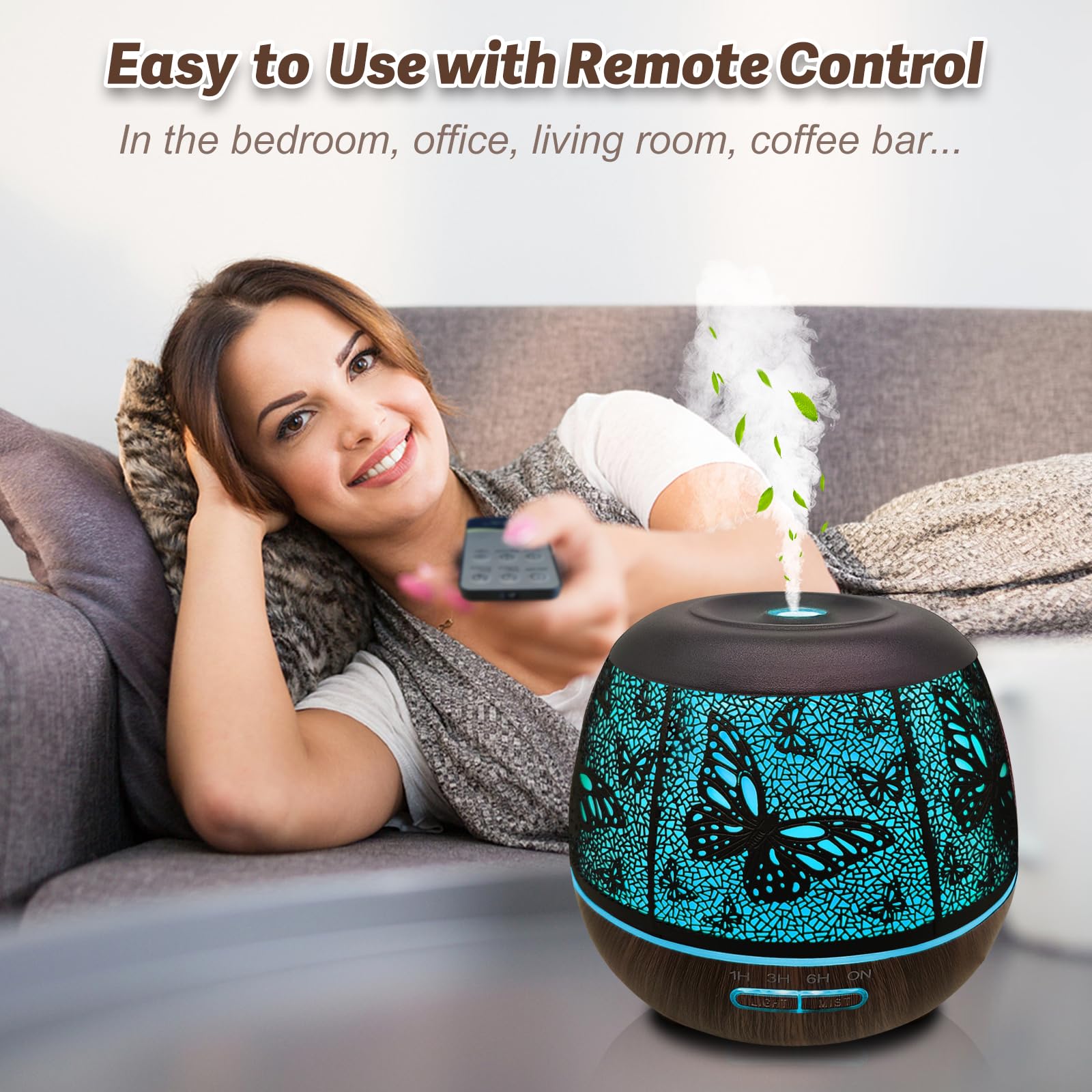 Roonbo Butterfly Diffuser as a stylish living room decor piece