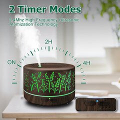 Roonbo 7-color lighting creates ambience without overpowering your room decor.