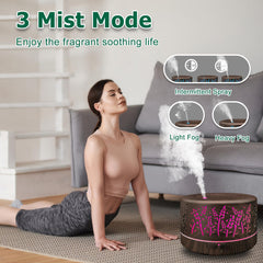 Roonbo diffuser with quiet operation boosts rest with whisper-quiet cooling mist.