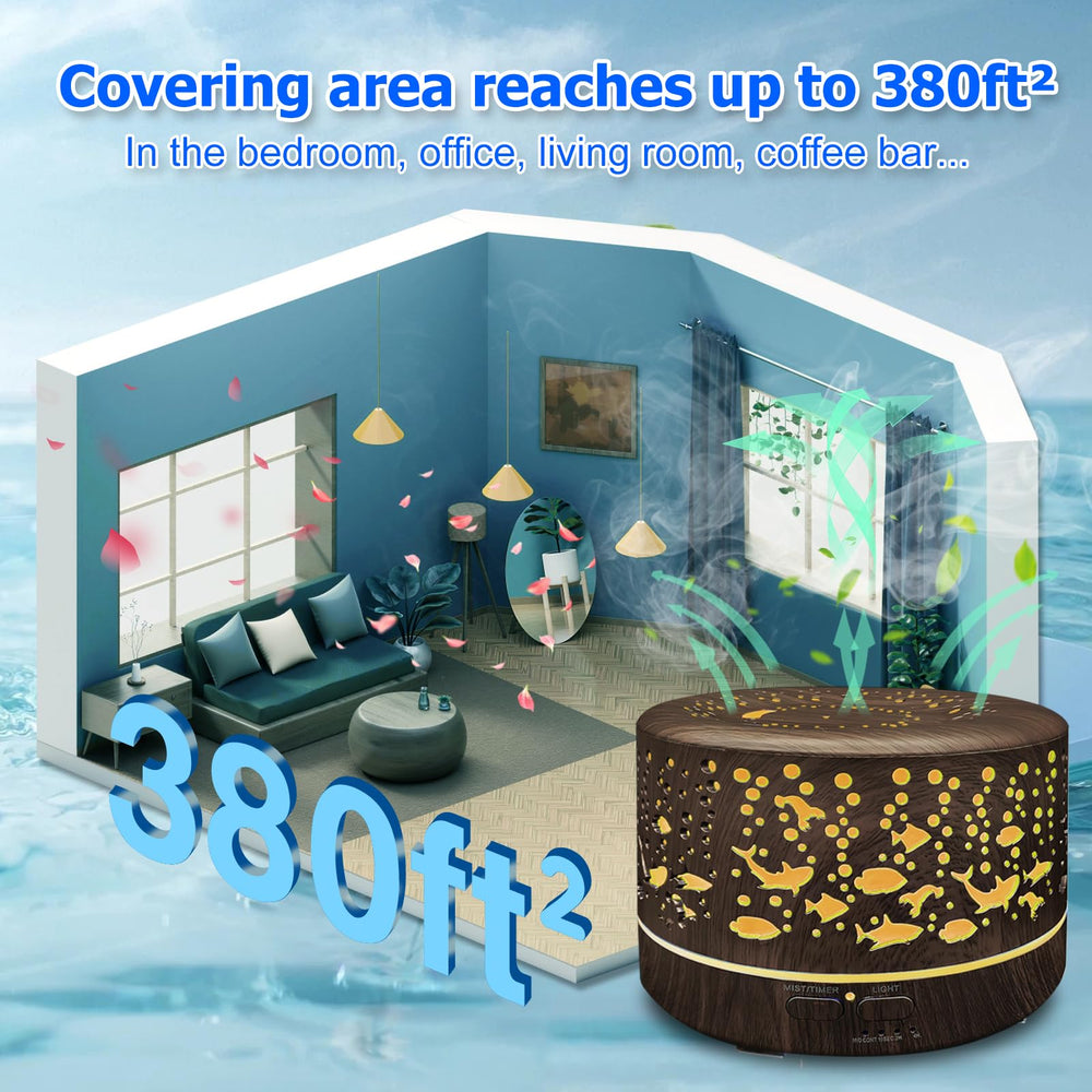 Roonbo seven-color LED lights create a calming ambiance.