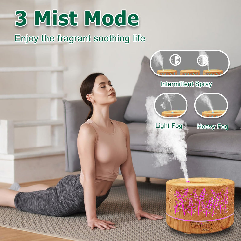 Roonbo diffuser waterless auto-off keeps safety intact when the water runs low.