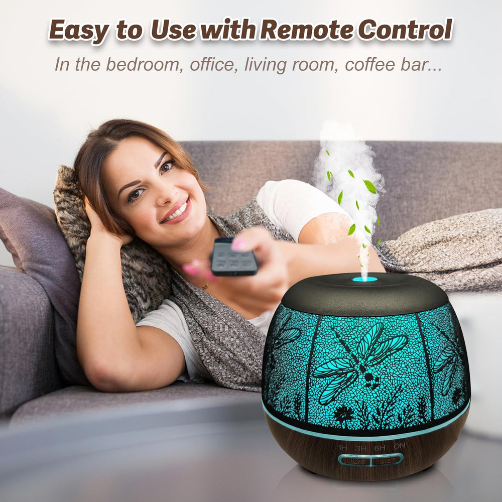 Roonbo Dragonfly diffuser provides fragrance and humidity in any room.
