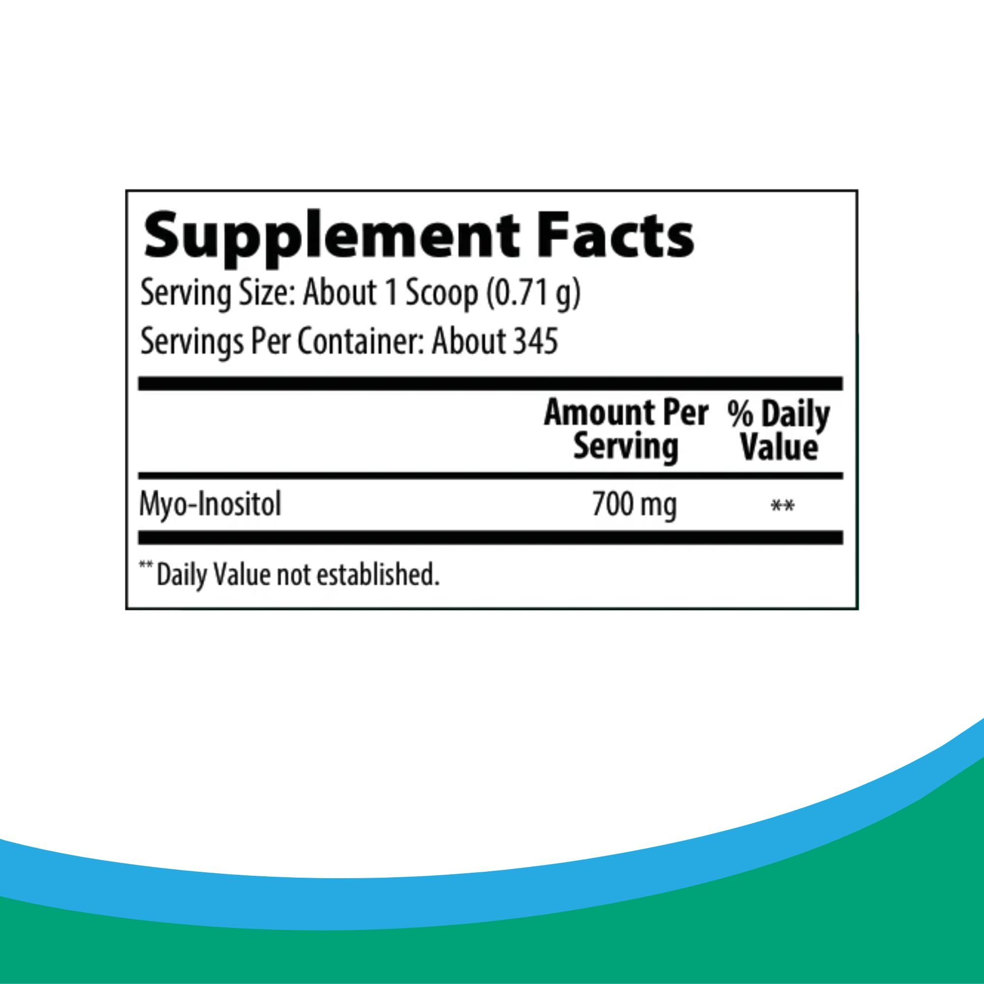 Rootcology Myo-Inositol powder dissolves in water for quick mixing