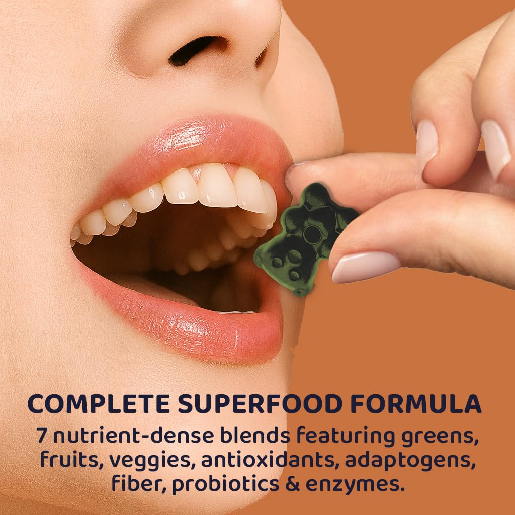 ROOTI vegan gluten-free label, 120 gummies per bag, clean and plant-based.