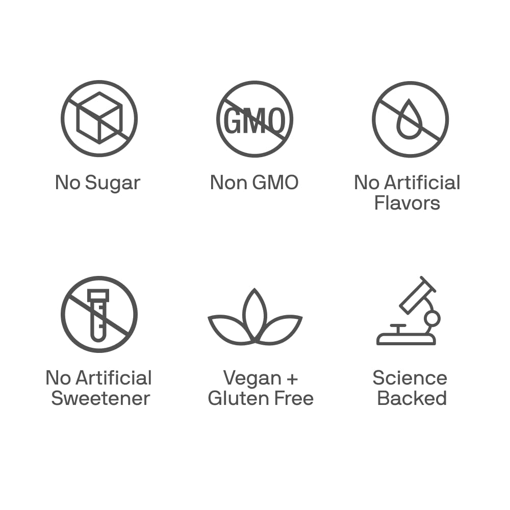 Close-up of Rootine Focus label showing clean ingredient promise