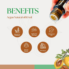 Roots & Above Argan Oil used in DIY skincare and beauty blends.