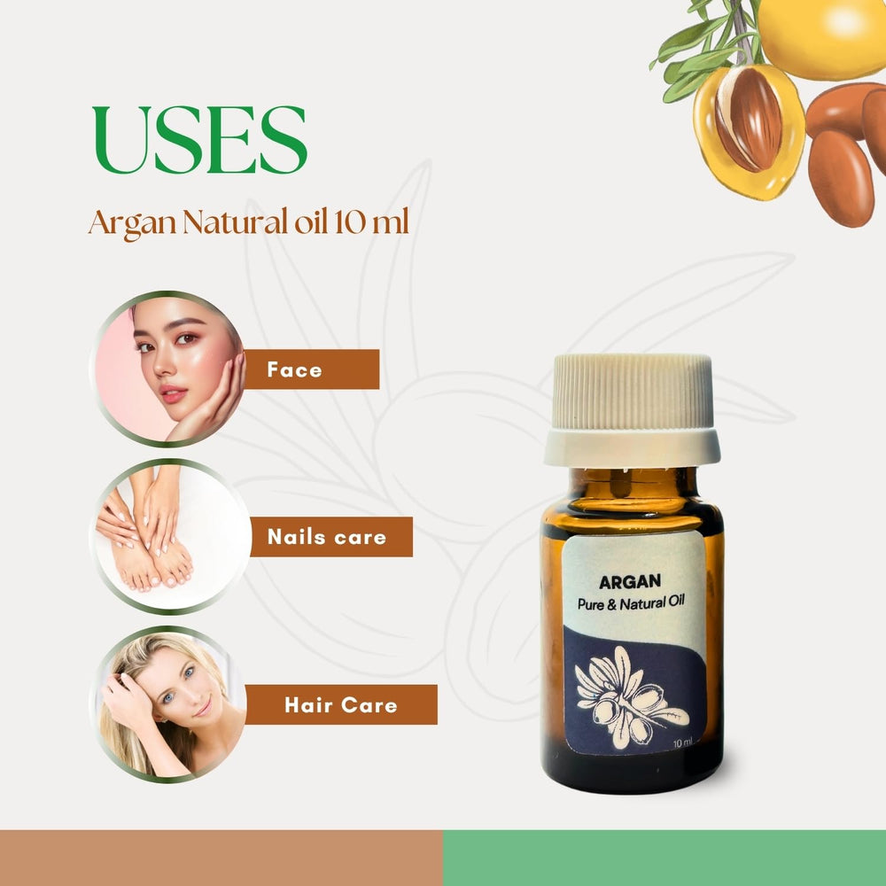 Roots & Above Argan Oil for hair care, helping tame frizz and shine.