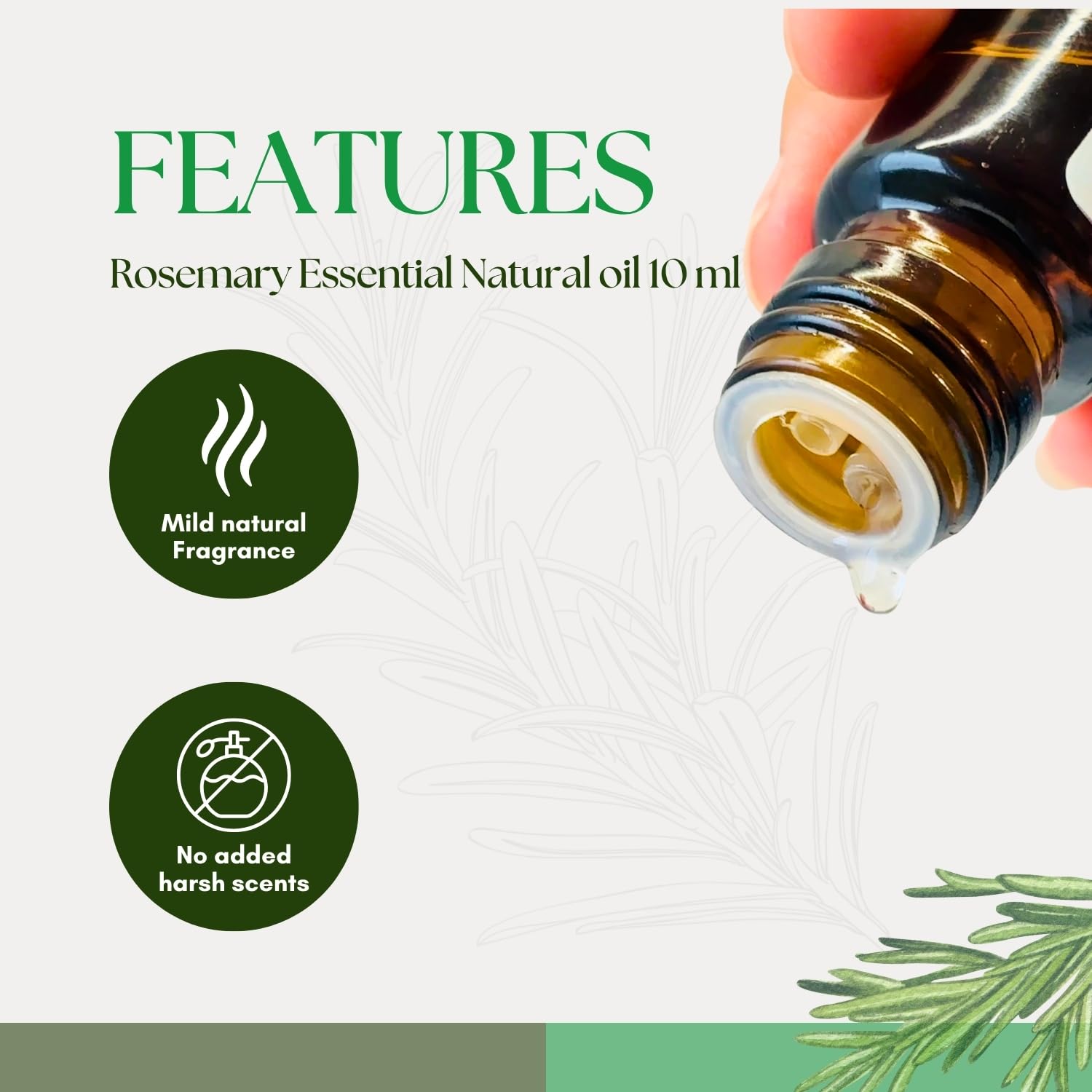 Roots & Above rosemary essential oil fragrance for candles