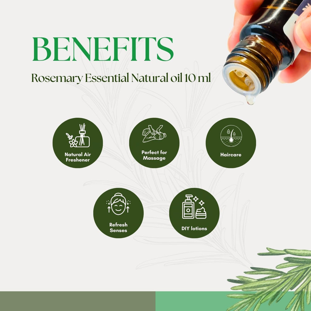 Roots & Above rosemary essential oil in hair care for shine and scalp comfort