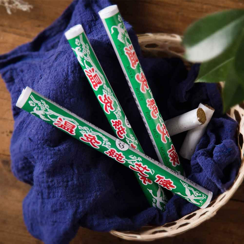 ROPPYAR Pure Moxa Rolls suitable for acu-point rituals and relaxation.