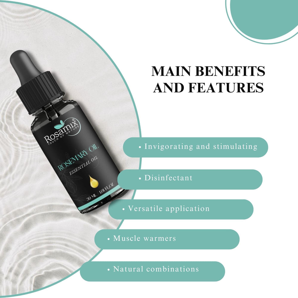 Rosamix rosemary oil skin care dilution image for gentle skincare routines