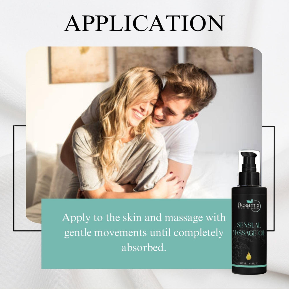 Rosamix almond oil visuals show nourishing base promoting soft, supple skin.