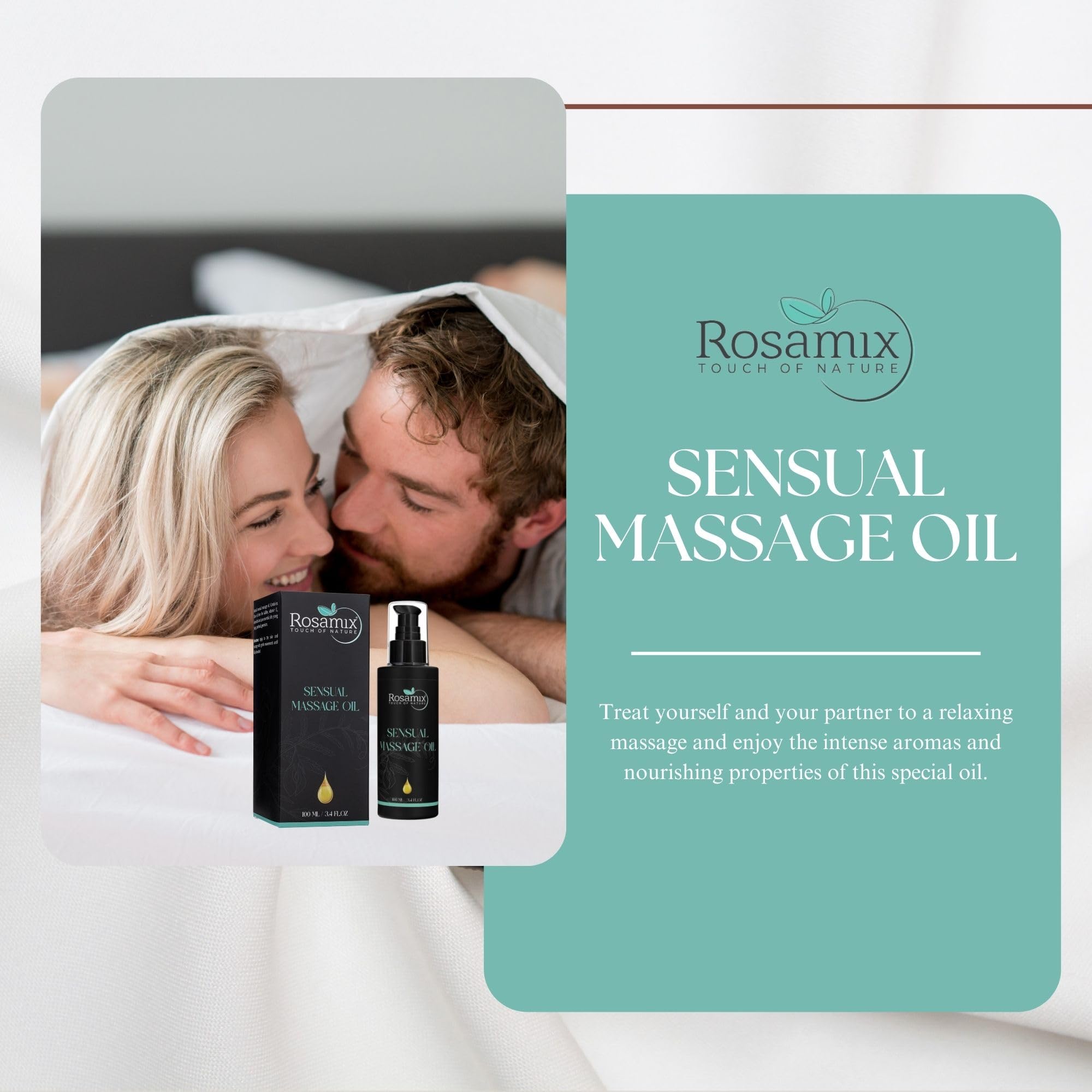 Rosamix oil glow after use suggests radiant, conditioned skin.