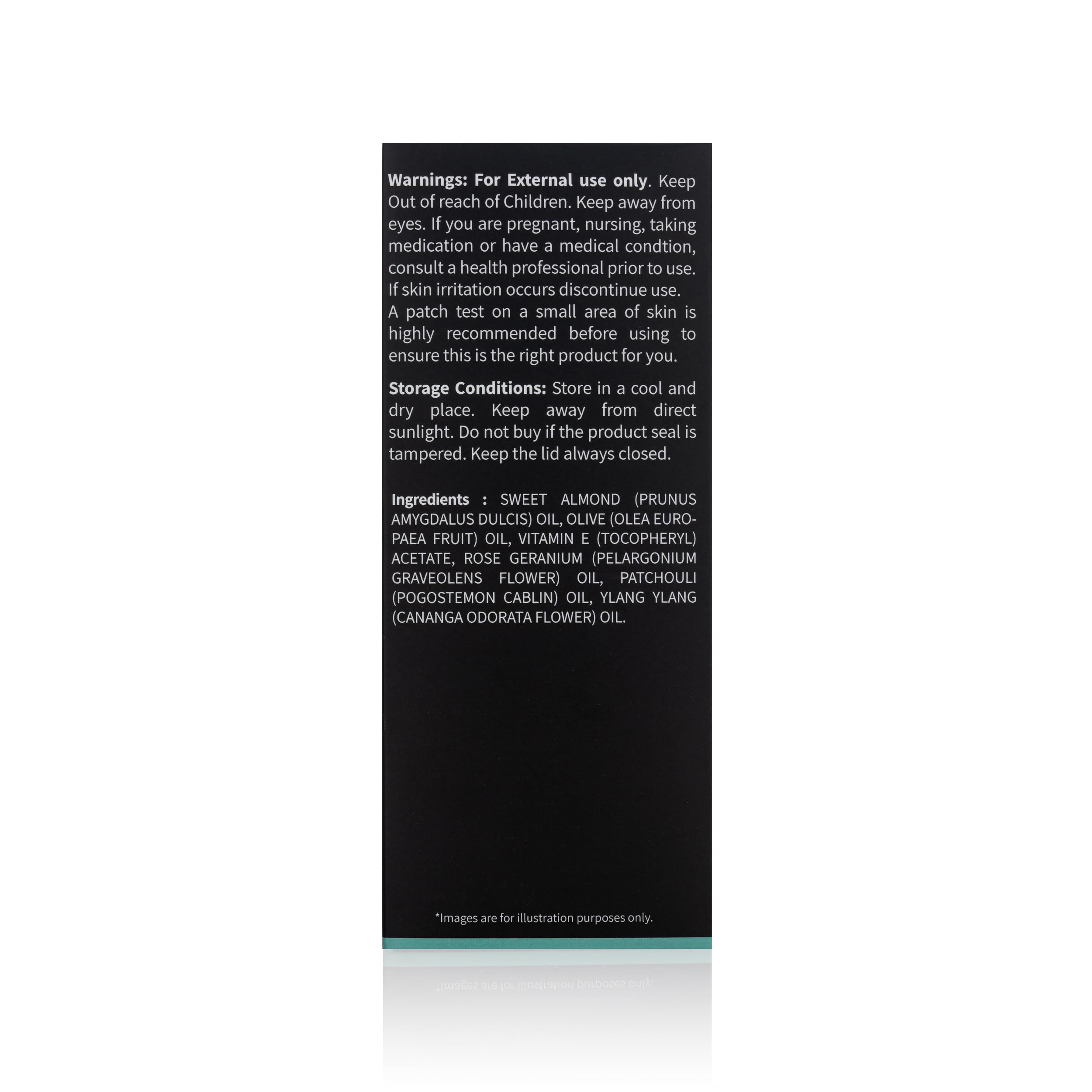 Rosamix sensual massage oil texture on skin highlights light, non-greasy finish.