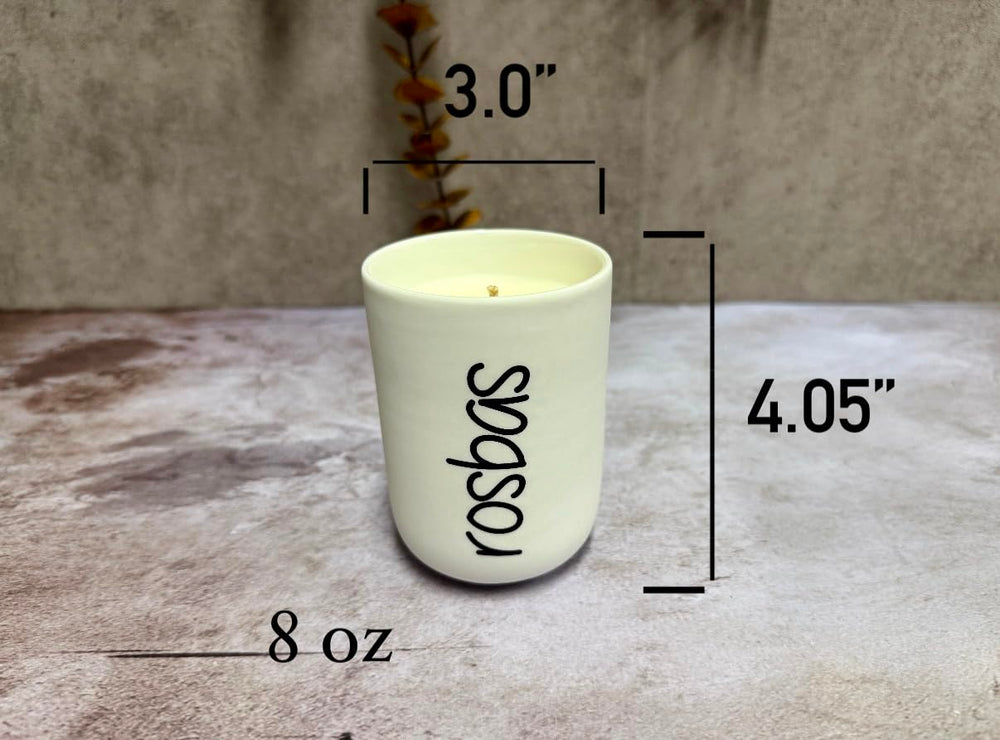 Rosbas Gardenia Candle in a gift box ready for gifting occasions.
