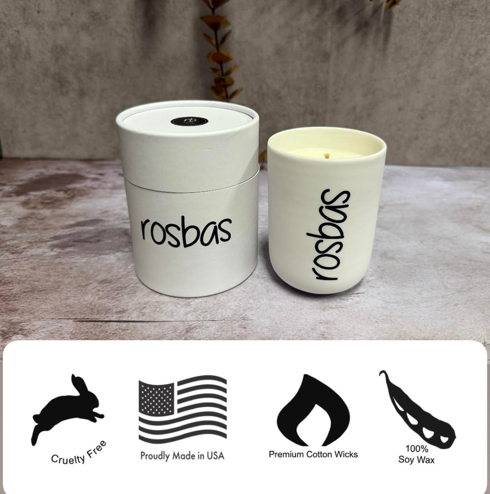Rosbas Handmade in USA packaging presents a gift-ready presentation.