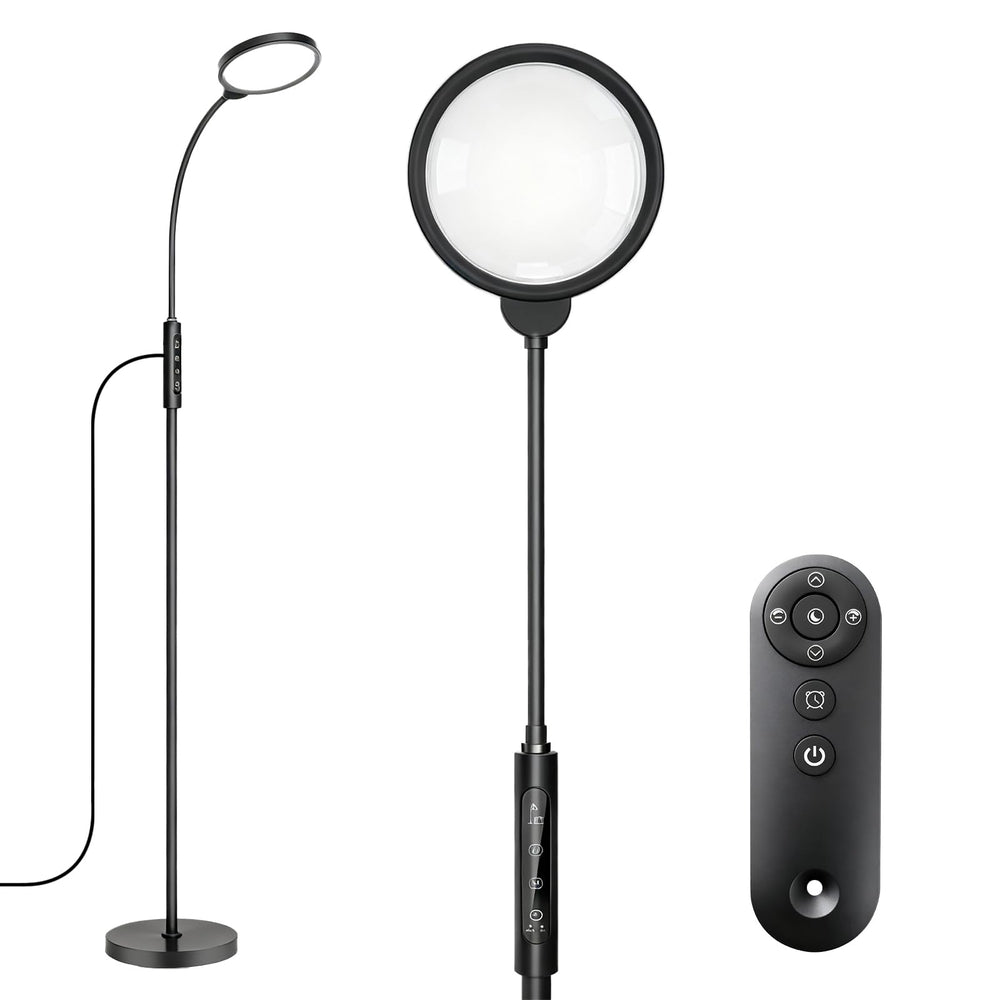 Rosegurt Light Therapy Lamp emits full-spectrum LED light for bright, daylight-like illumination