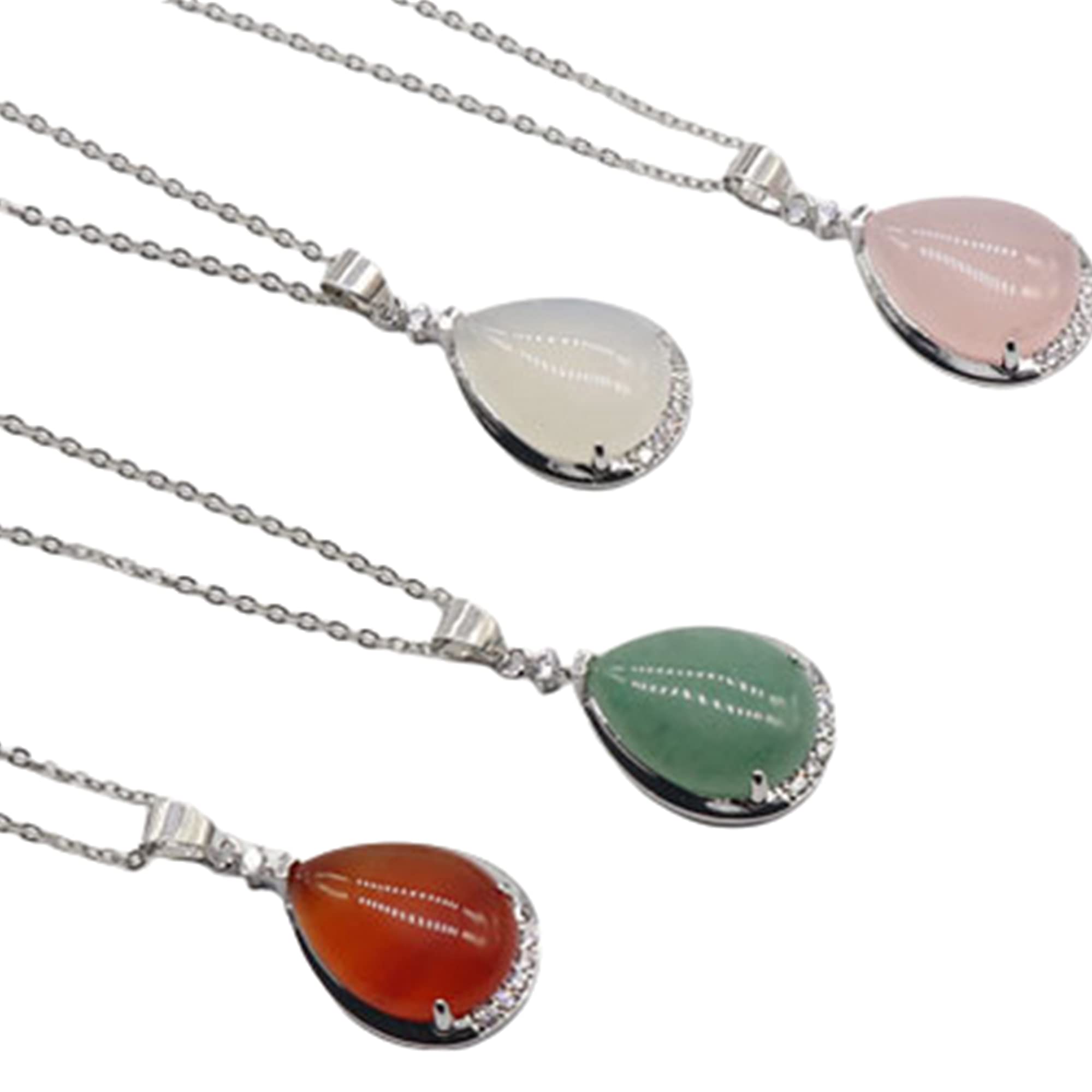 Roseward Polished Waterdrop Carnelian Necklace features a refined centerpiece for stylish outfits.