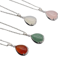 Roseward Polished Waterdrop Carnelian Necklace features a refined centerpiece for stylish outfits.