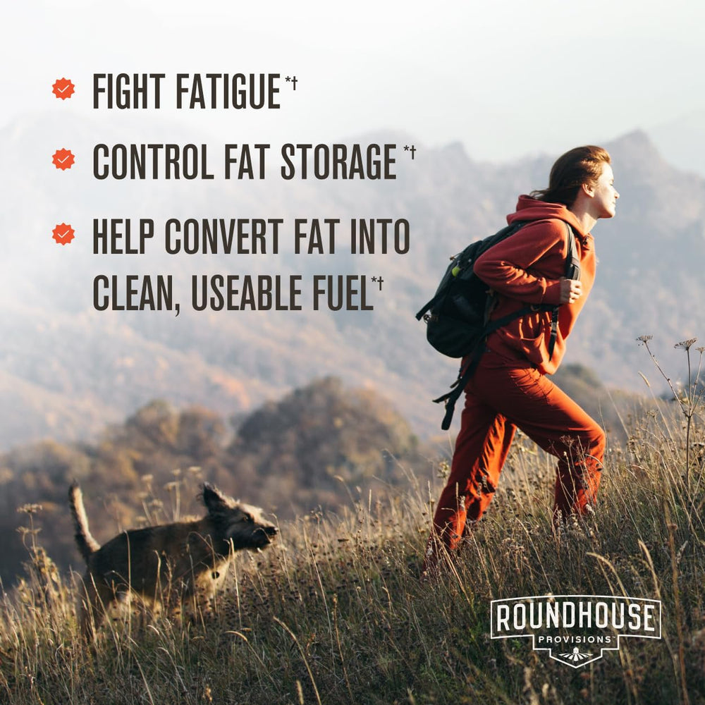 ROUNDHOUSE PROVISION Three Hit Combo capsules closeup highlighting easy daily intake