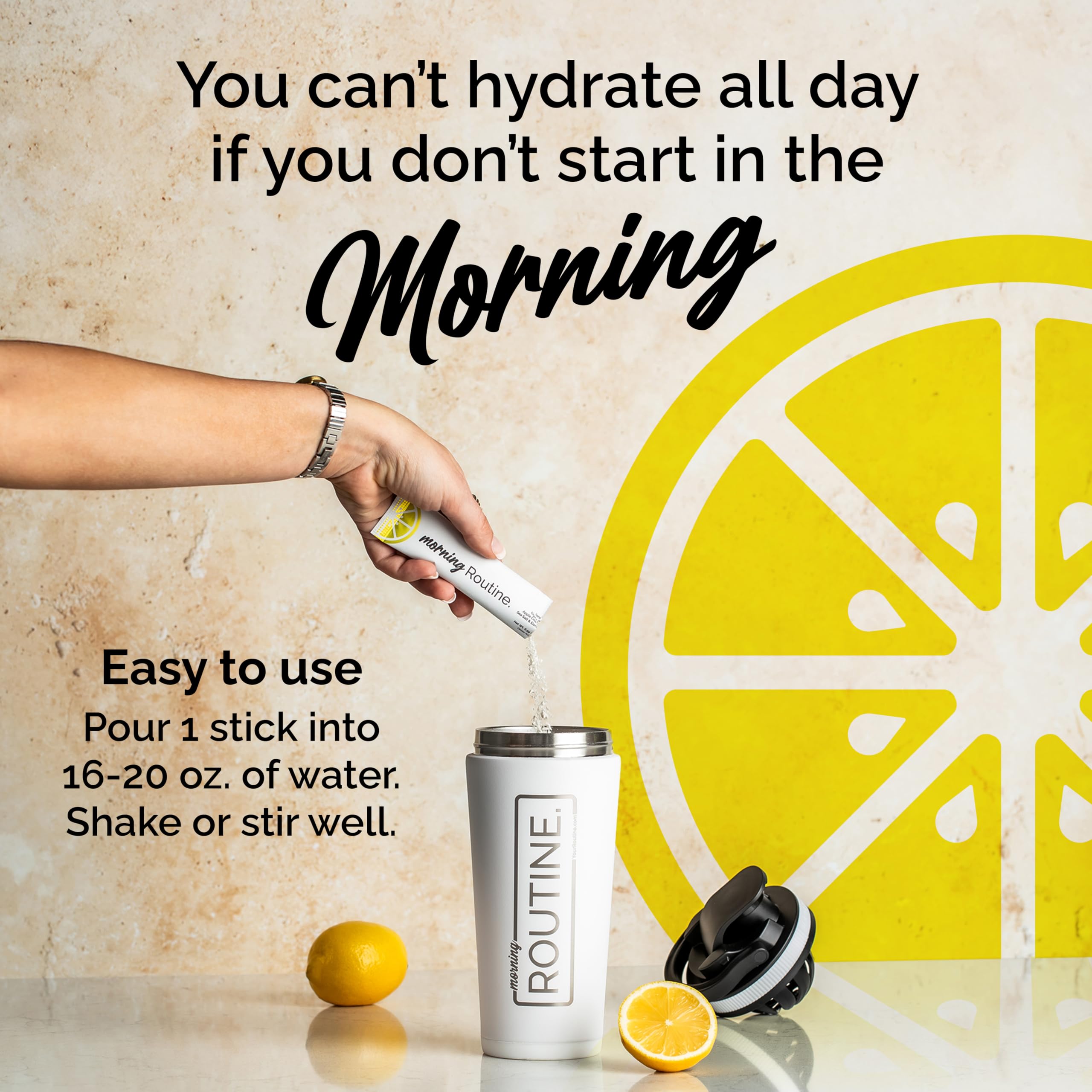 ROUTINE electrolyte drink is keto-friendly and sugar-free for on-the-go refreshment.