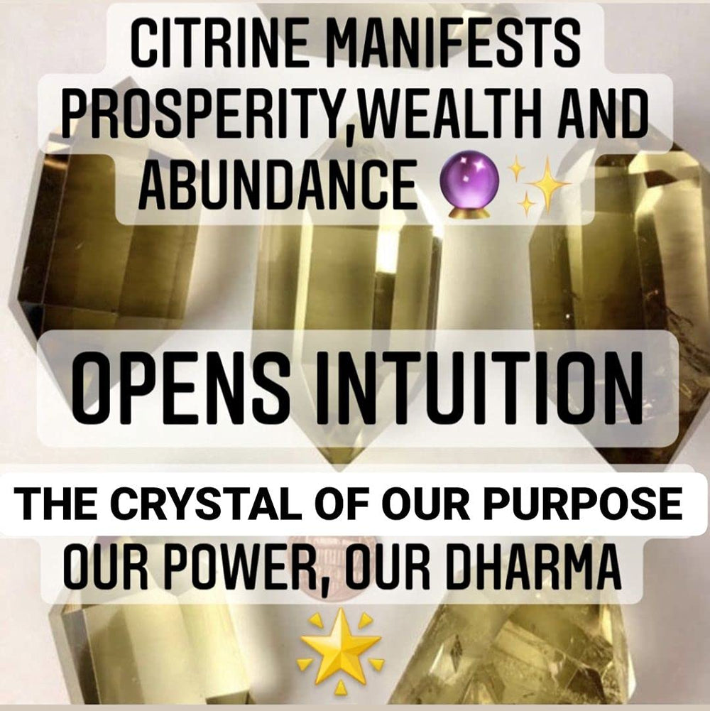 Roxxy Crystals citrine tower decor enhances any home entryway.