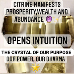 Roxxy Crystals citrine tower decor enhances any home entryway.