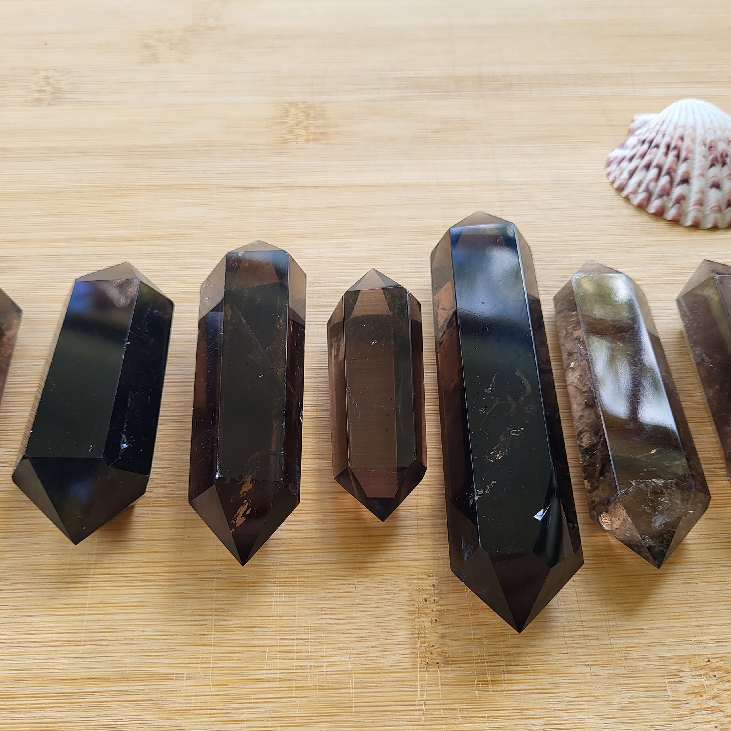 Roxxy Crystals smoky quartz EMF clearing to reduce digital noise.