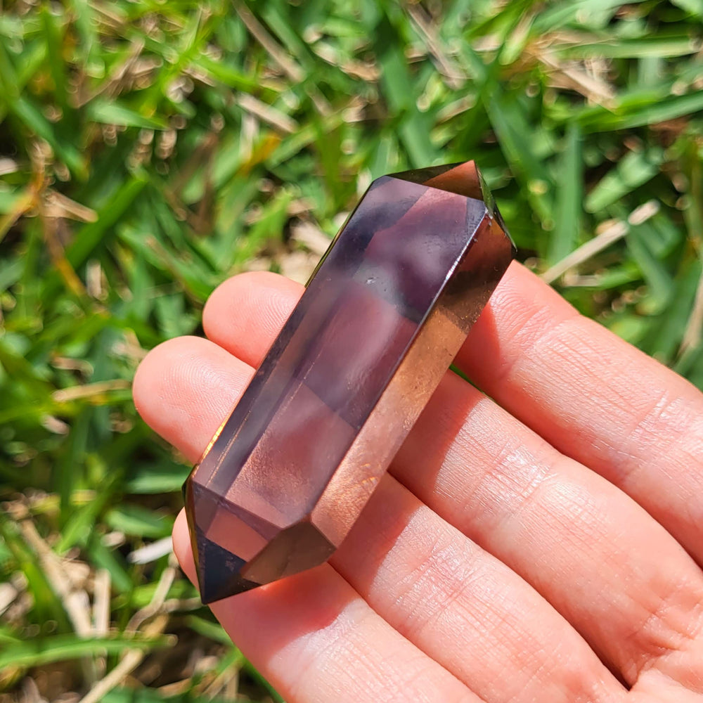 Roxxy Crystals smoky quartz grounding setup promotes focused mind during meditation.