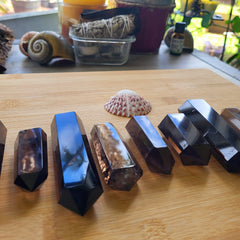Roxxy Crystals smoky quartz protection energy shield for aura and space.