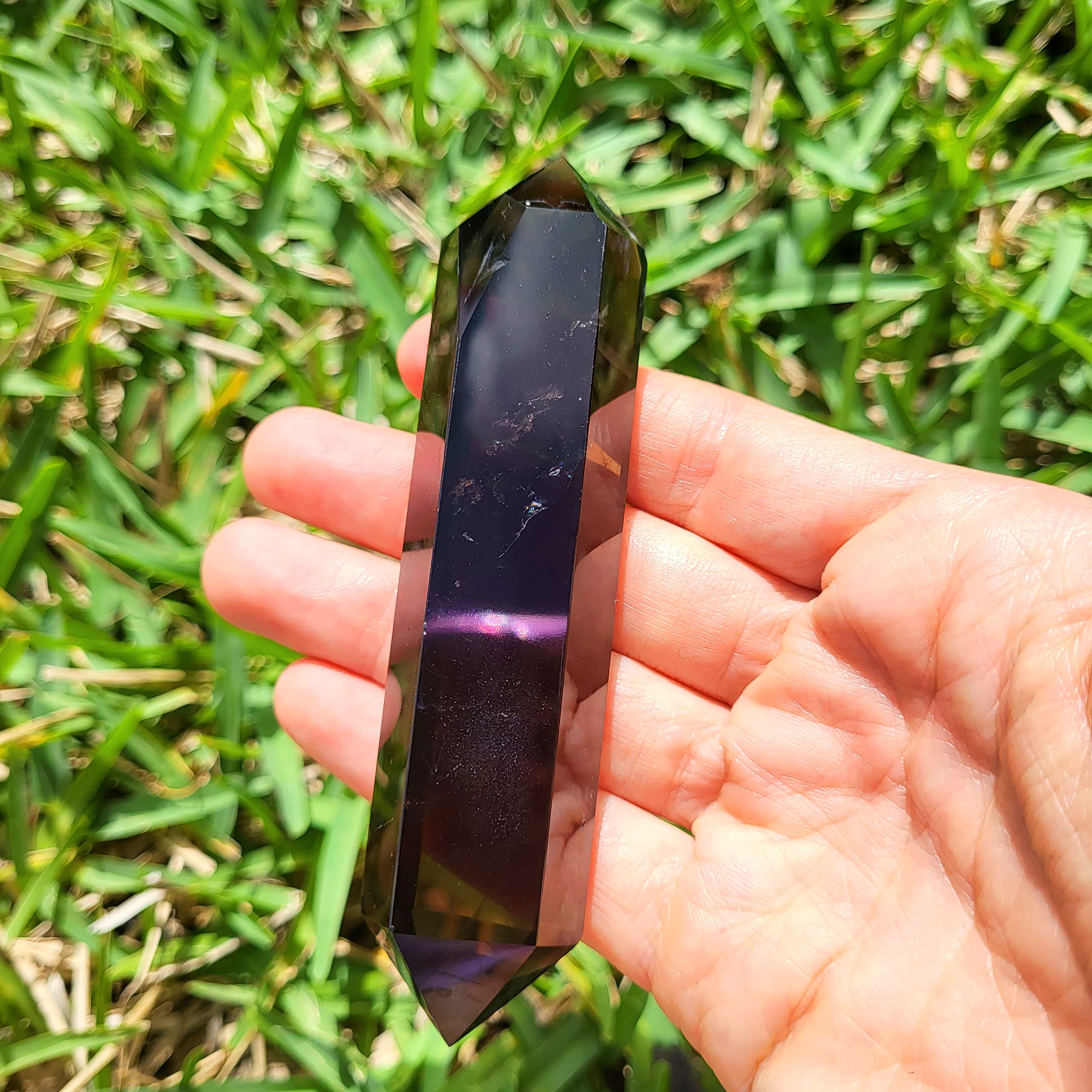 Roxxy Crystals smoky quartz sleep-friendly grounding tool for rest.