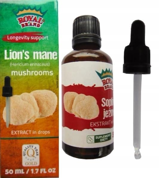 Royal Brand Lion Mane extract pour captured for quick blending