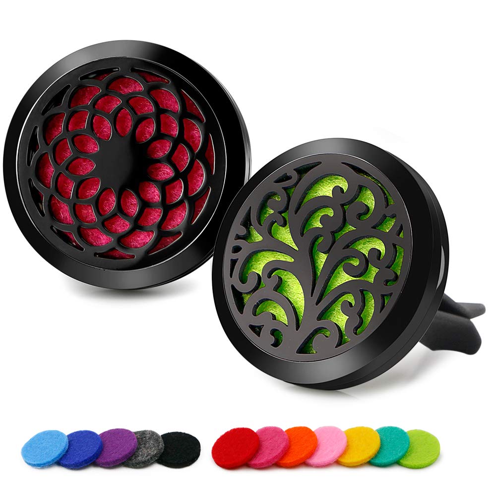 RoyAroma car diffuser vent clip sunflower design for a fresh scent on the go