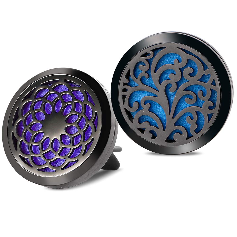 RoyAroma clip-on car vent diffuser for versatile in-vehicle fragrance