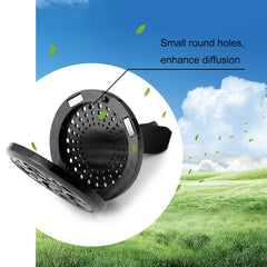 RoyAroma stainless steel vent clip close-up showing durable magnetic closure