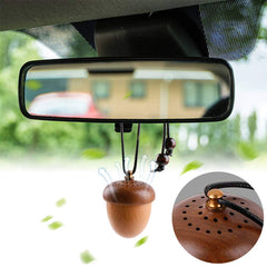 RoyAroma wooden acorn diffuser bottle inside enables simple fragrance diffusion