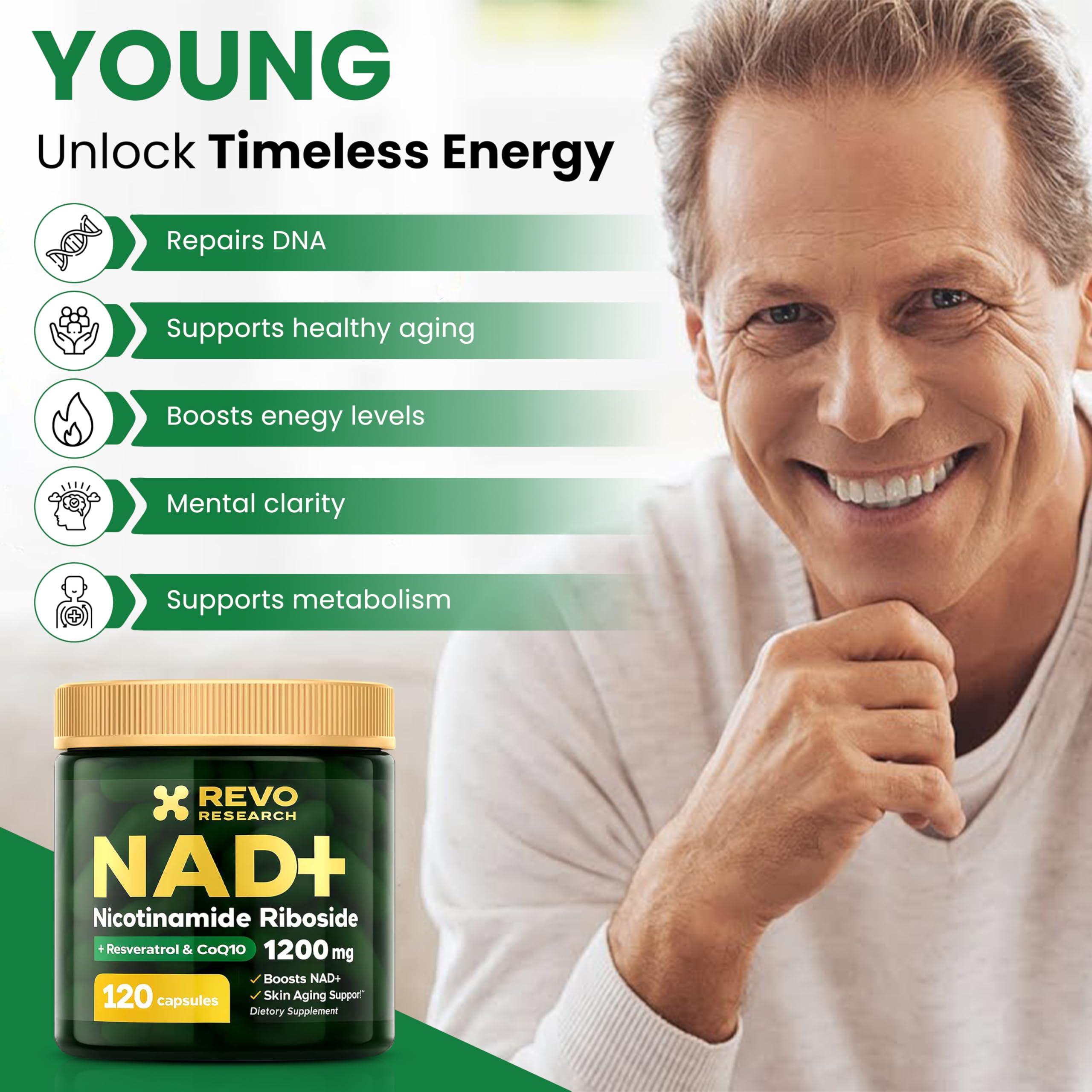 RRTFV NAD+ pantry-bottle displays daily health routine option for modern lifestyles.