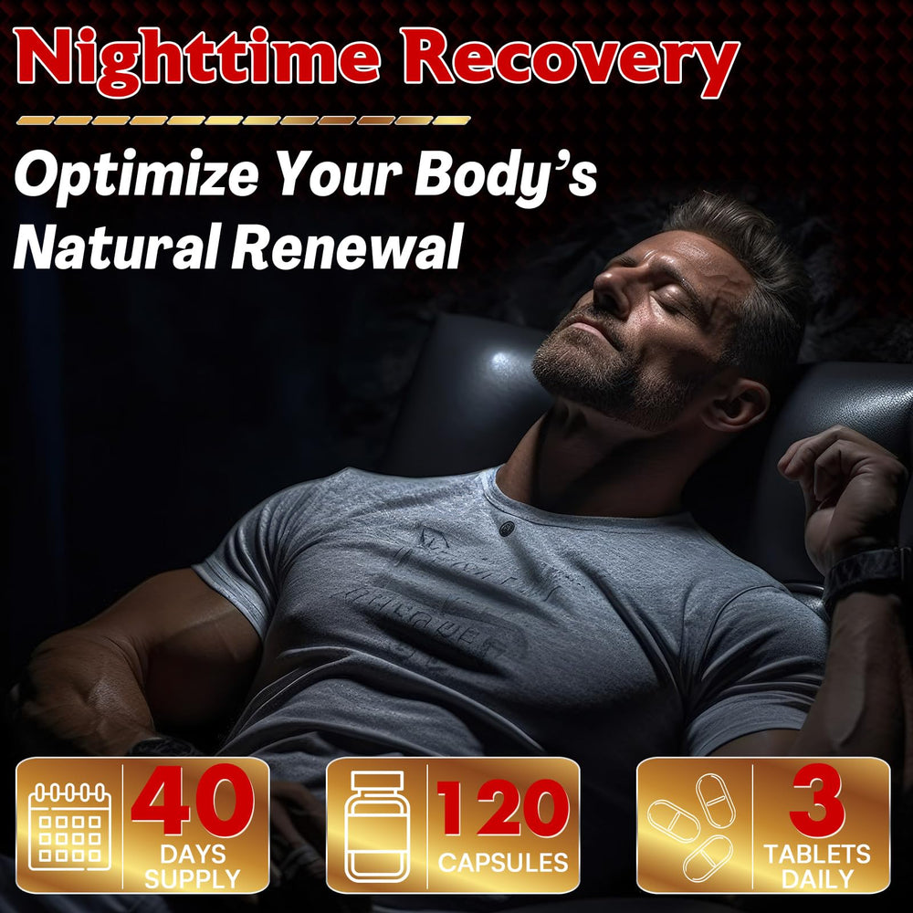 Three Rsferou ZMAFORCE tablets prior to bedtime for recovery