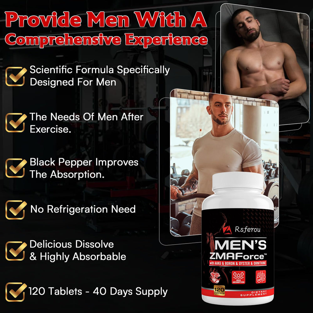 Rsferou ZMAFORCE ingredients blend including AAKG and tribulus